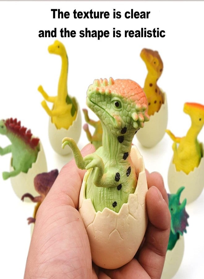 Mallexo Dinosaur Animals Toy for Kids | 10 PCS Prehistoric Realistic Action Figurine Dino Eggs | Assorted Dinosaurs Animal Toys Playset for Boys & Girls Birthday Gifts for Children Decoration Items - Image 5